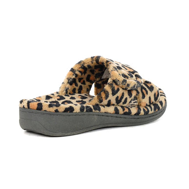 Vionic Relax Leopard Slipper Slip-On Arch Support Women size 7 NEW