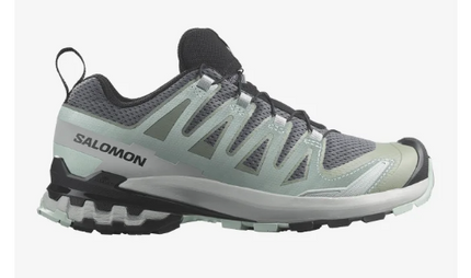 Salomon XA Pro 3d V9 Quiet Shade/Lily/Blue Trail Running Shoe Women's sizes 5-11