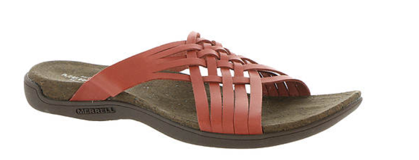 Merrell District Mahana Slide Redwood Comfort Sandal Women's sizes 5-11 NEW!!