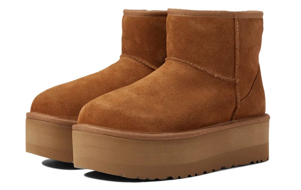 UGG Classic Mini Platform Chestnut Boot Bootie Women's US sizes 5-12-NEW