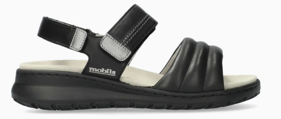 Mephisto Mobils Berenyce Black Ankle Stap Sandal Women's Sizes 36-41 NEW!!!