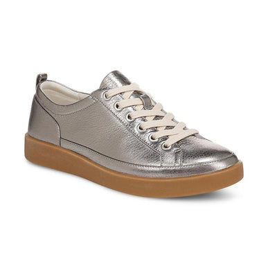 Vionic Winny Pewter Nappa Leather Sneaker Women sizes 5-11/NEW!!