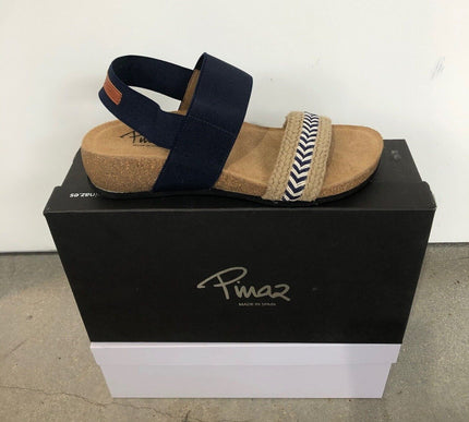 Pinaz Sandal 1231 Elastico Marino Cork Sandal Women's EU sizes 36-41/6-11 NEW!