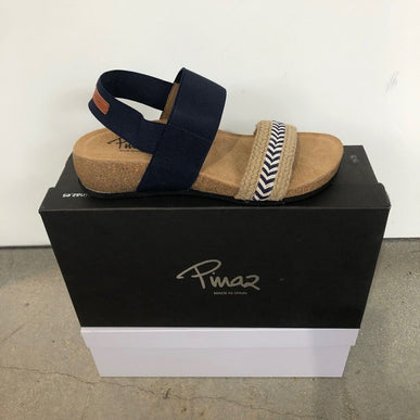 Pinaz Sandal 1231 Elastico Marino Cork Sandal Women's EU sizes 36-41/6-11 NEW!