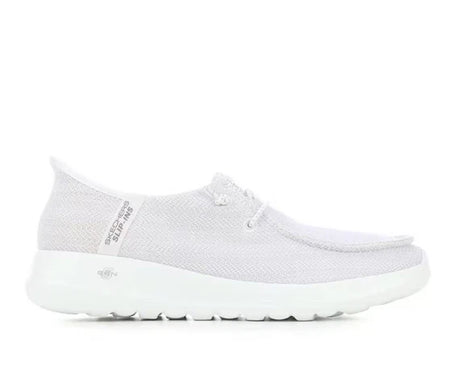 SKECHERS GO WALK Joy Fantasia White Silver Sneaker Women's sizes 5-11/NEW!!!