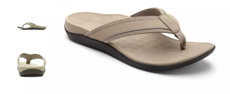 Vionic Tide Taupe Men's Comfort Sandal Flip Flop US sizes 7-14 NEW!!!