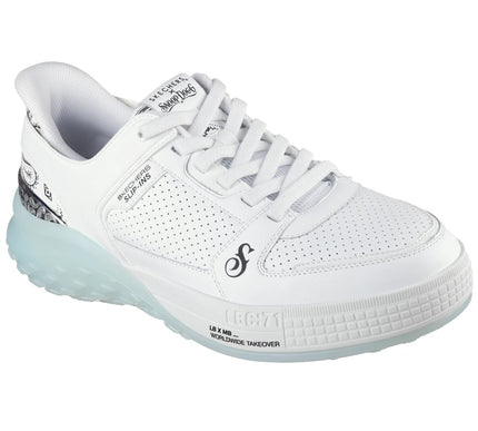 SKECHERS Snoop Dogg Sizzle Slip-ins White Sneaker Men's sizes 7-14/NEW!!