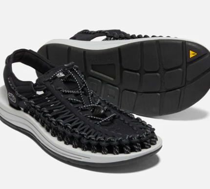 Keen Uneek Black/Silver Waterfront Sandal Men's sizes 7-14/NEW!!!