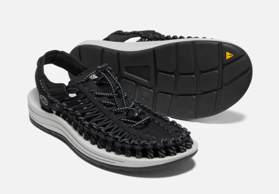 Keen Uneek Black/Silver Waterfront Sandal Men's sizes 7-14/NEW!!!