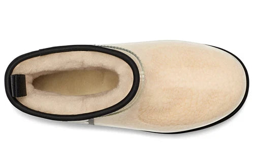 UGG Classic Clear Mini Natural Rainboot Women's US sizes 7,9 and 10/NEW!!!